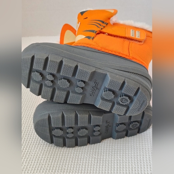 Cat & Jack Orange and Gray Kids Boots Size 9 - Picture 7 of 7